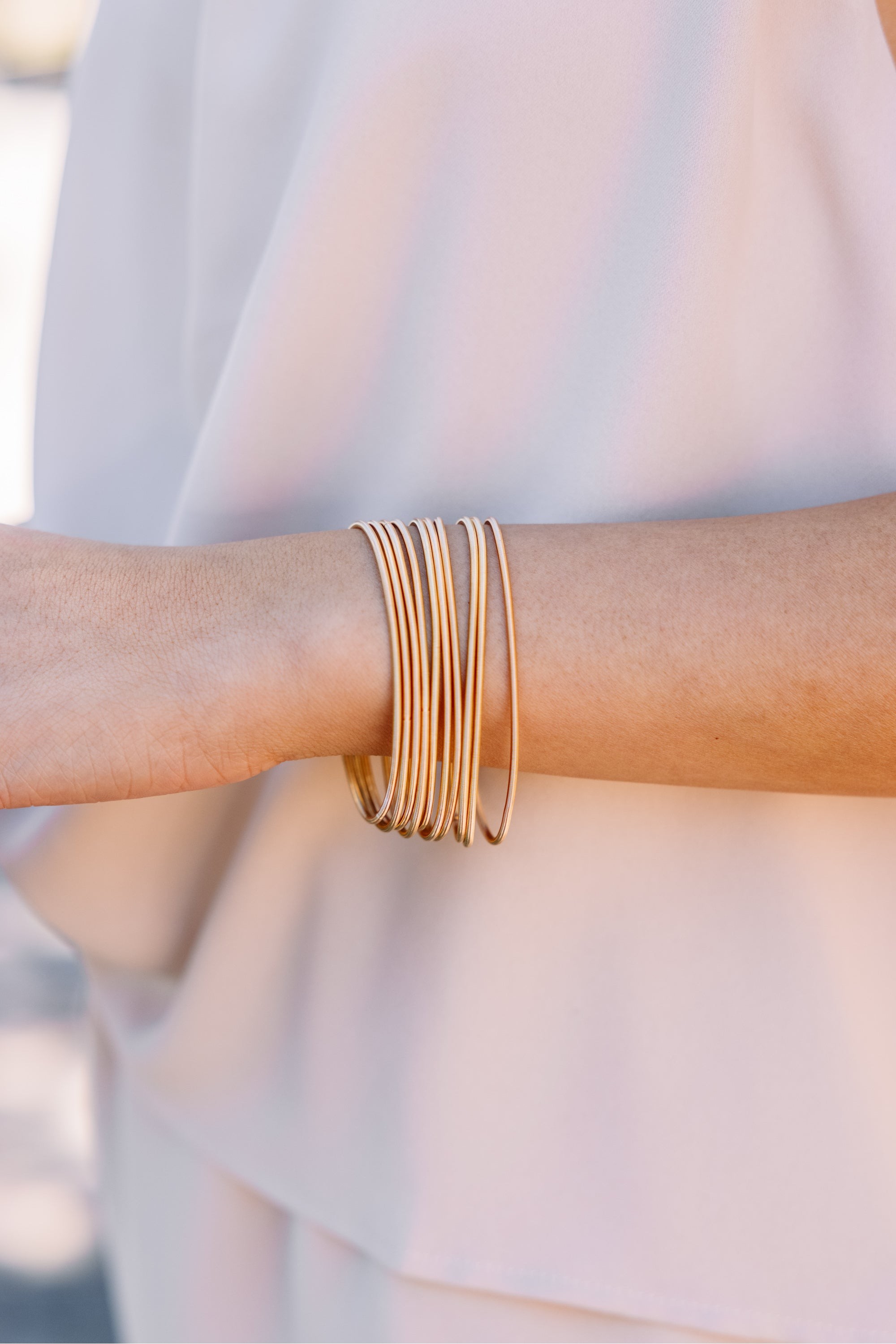 Where You Are Gold Bracelet Set