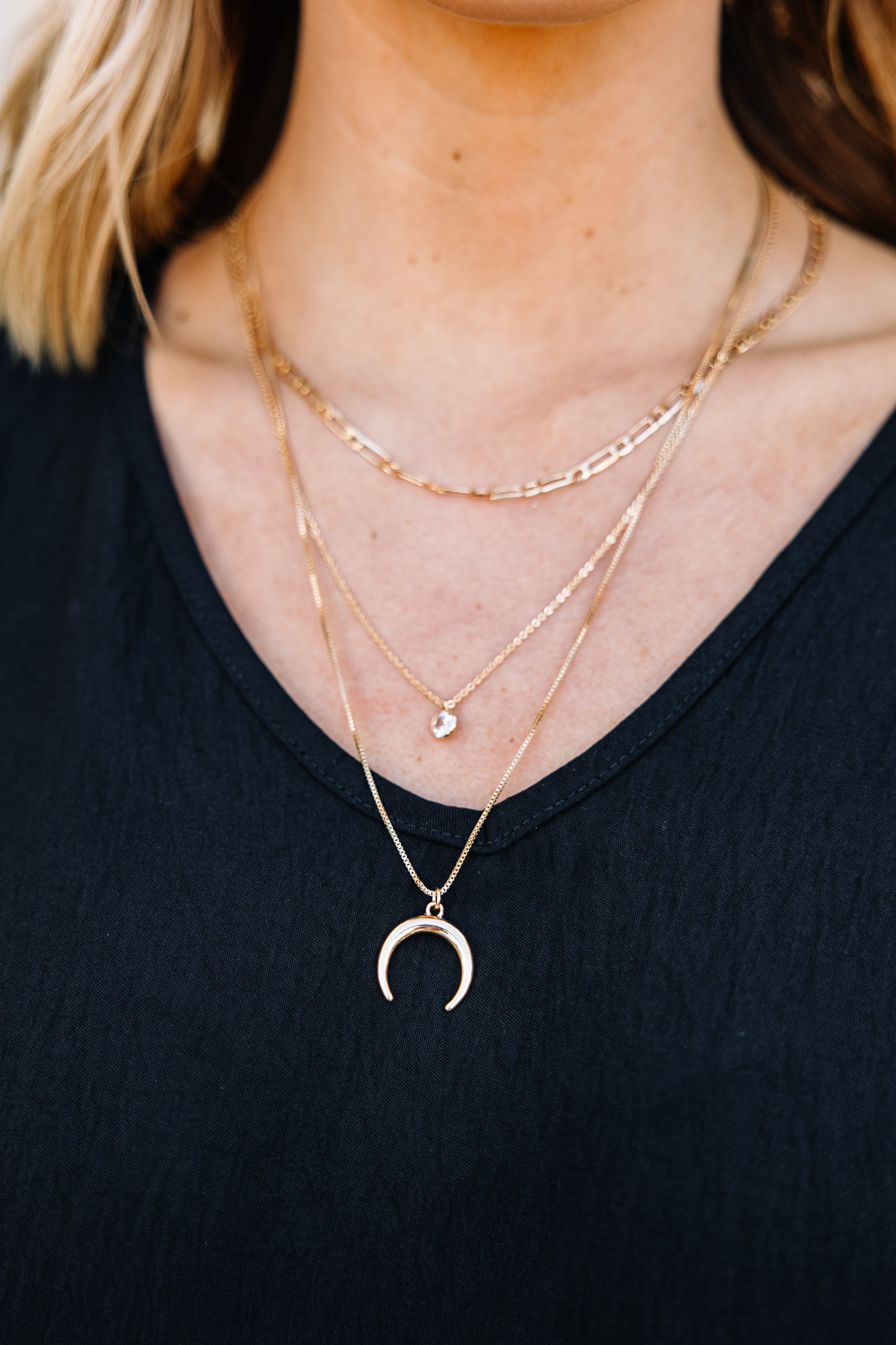 Go Anywhere Gold Layered Necklace