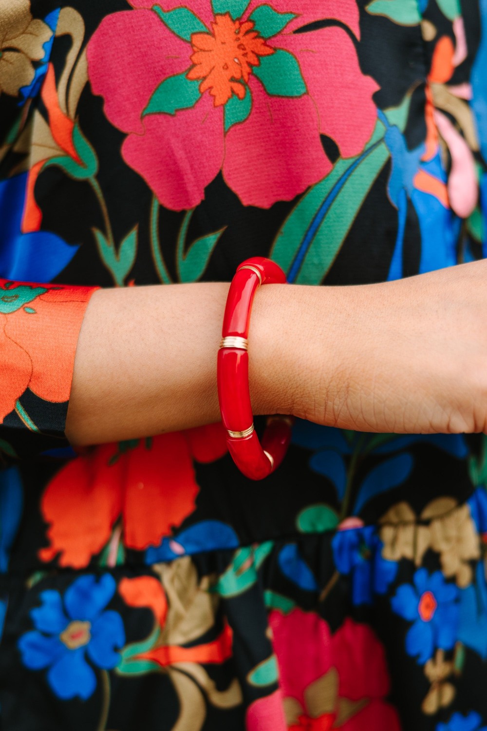 On My Own Red Bangle