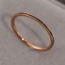Cross Border European And American 18k Titanium Steel Ring, Female Plain Ring, Non Fading, Niche Couple, Stainless Steel Thin Ring, Tail Ring Accessory