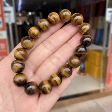 Manufacturer's Direct Supply Of Natural Tiger Eye Stone Bracelets, Tiger Eye Stone Round Bead Bracelets, Amazon Hot Selling, Foreign Trade, Cross-Border Hot Selling