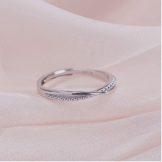 Tiki 925 Sterling Silver Cross Ring Women's Light Luxury Ring Fashion Personalized Design Cool Style Open Ring Index Finger