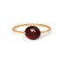 Amazon's Cross-Border Blockbuster Color Agate Niche Design Ring, Simple And Generous For Women, Handmade Gemstone Matching Ring