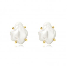 CELI Irregular Baroque Pearl Earrings For Women's Light Luxury And Minority Design Earrings With Retro Style Wholesale In Stock