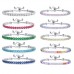 10 Colorful 4.0mm Zircon Tennis Pulling Bracelets Fashion Single Row Diamond Bracelets Wholesale In Cross Border Factories