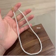 Shi Jia Quality French Vintage Fever Same Style Pearl Necklace Small And Luxury Clavicle Chain Simple And Versatile Neckchain