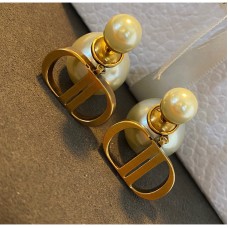 Dijia/Djia New Earrings Women's Letter CD Pearl Earrings Little Bee Star Pendant Earrings Manufacturer Wholesale